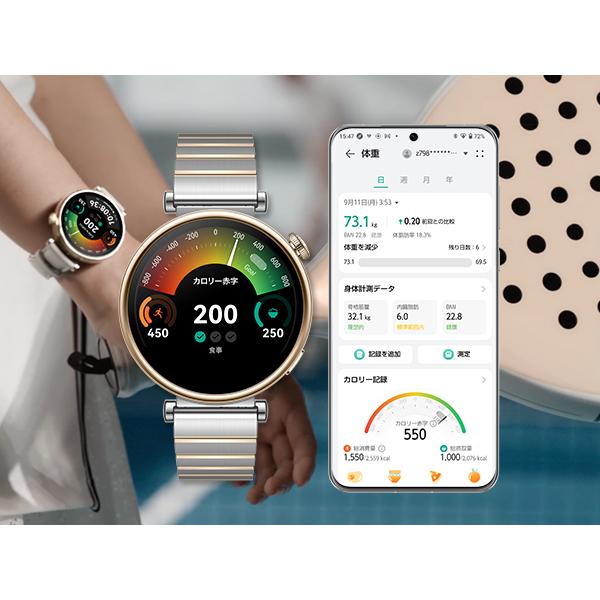 HUAWEI WATCH GT ファーウェイ スマートウォッチ GT4 46mm PNXB19-GRY 