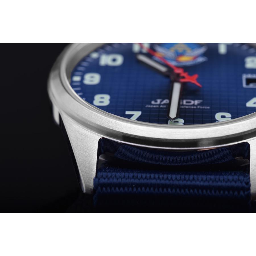 ケンテックス KENTEX 腕時計 日本製 ブルーインパルス スタンダード メンズ レディース 航空自衛隊 S806B-1｜neel-garmin｜05