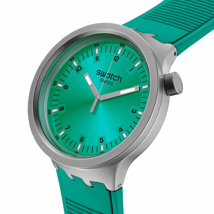 swatch big bold 水色 Amazon.com: Swatch Big Bold Irony Lacquered Unisex Watch