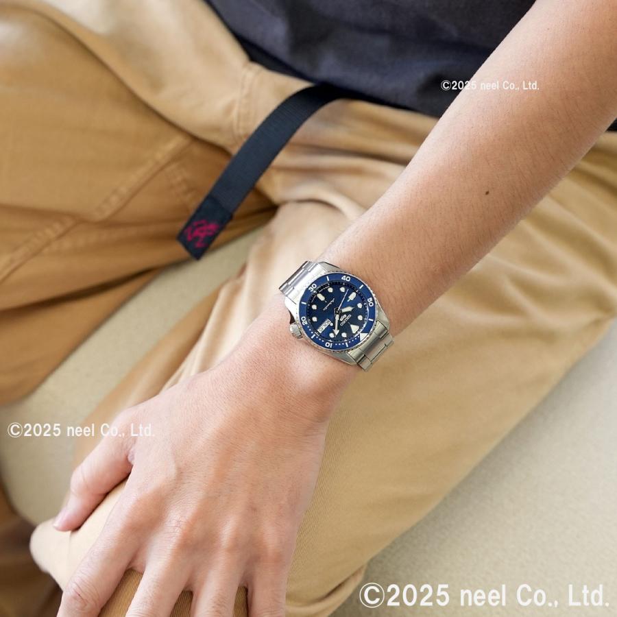 SEIKO5 セイコー ヴィンテージ 腕時計 ネイビー シルバー 自動巻き 稼働 Seiko 5 Sports セイコー5 スポーツ 日本製 自動巻 SEIKO SPORTS
