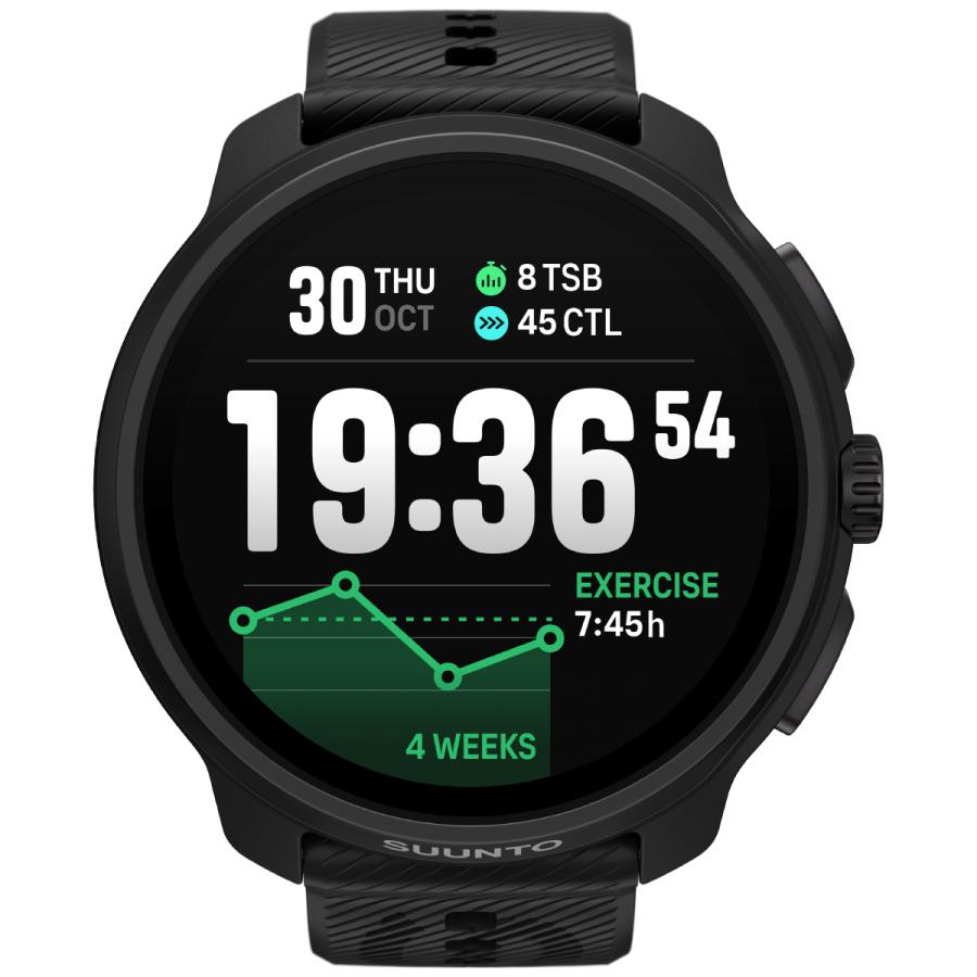 SUUNTO - （人情本御茶付き添い人）スント RACE 2 スピード競技2 All Black スマートウォッチ ウオッチ SS051200000