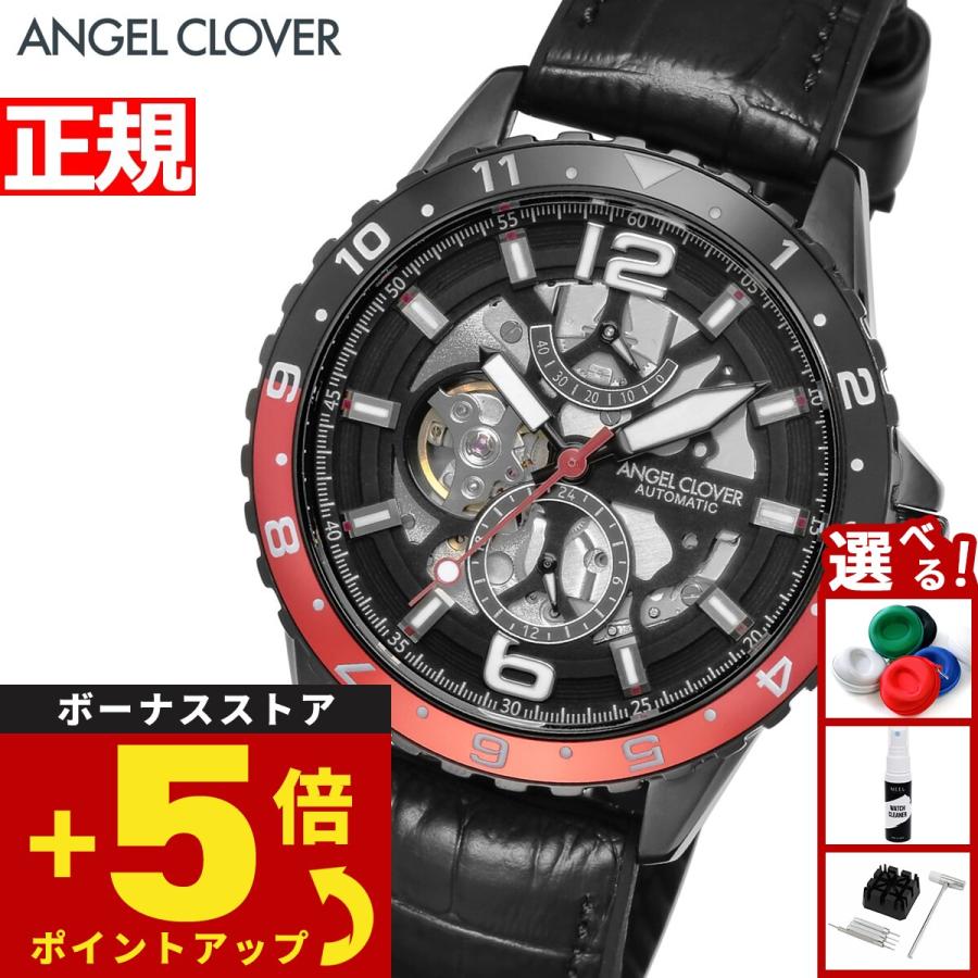 TIME CRAFT エンジェルクローバー 自動巻 腕時計 メンズ TCA45BBK-BKN