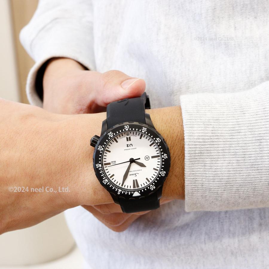 Sinn ジン U2.W 自動巻き 腕時計 メンズ ダイバーズウォッチ シリコン