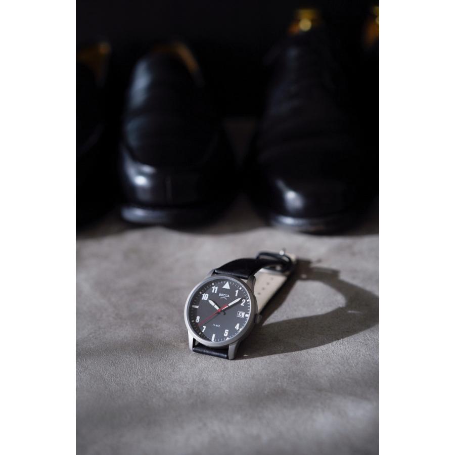 ボッチア チタニウム BOCCIA TITANIUM 腕時計 メンズ 3650-01｜neel-selectshop｜06