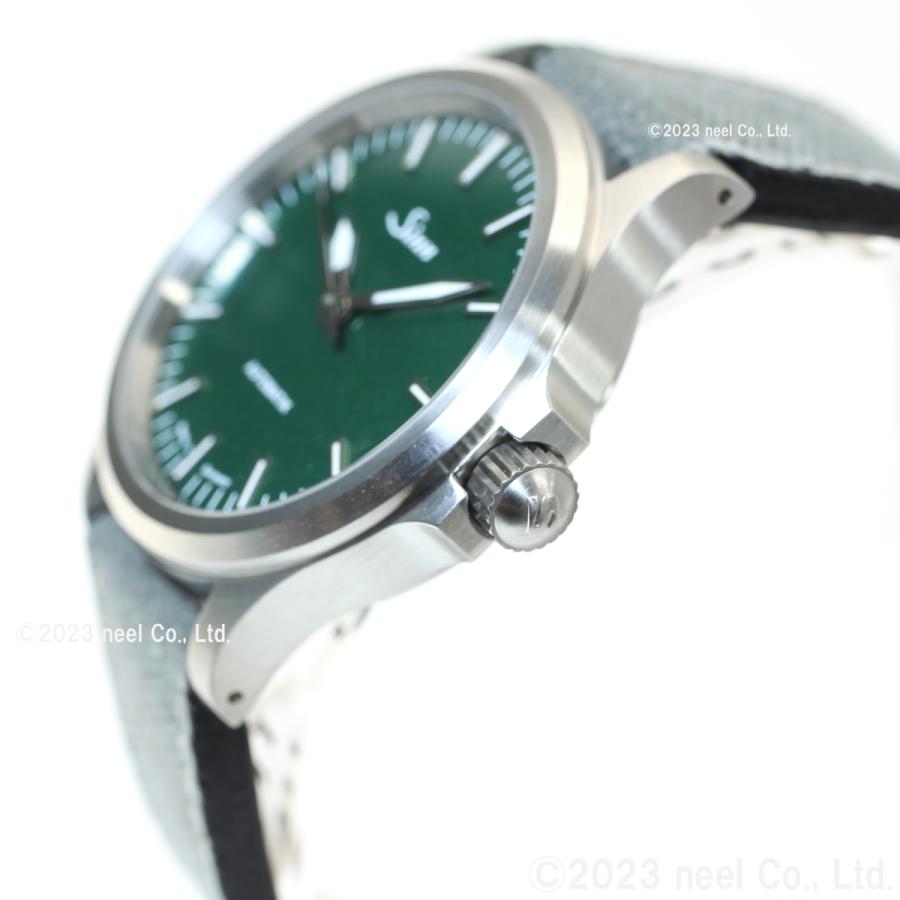 Sinn ジン 556 Emerald Green 自動巻 時計 インストゥルメント ウォッチ キャンバスレザーストラップ ドイツ製｜neel-selectshop｜09