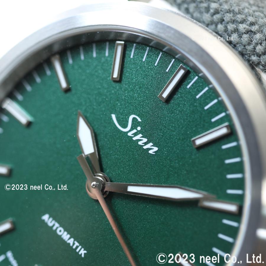 Sinn ジン 556 Emerald Green 自動巻 時計 インストゥルメント ウォッチ キャンバスレザーストラップ ドイツ製｜neel-selectshop｜10