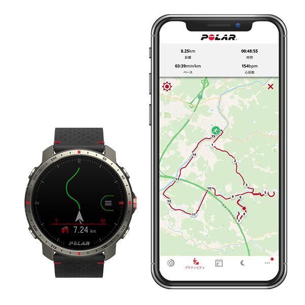 ポラール POLAR GRIT X PRO チタン スマートウォッチ GPS 心拍 ランニング 腕時計 グリットXプロ 90085777｜neel-selectshop｜13