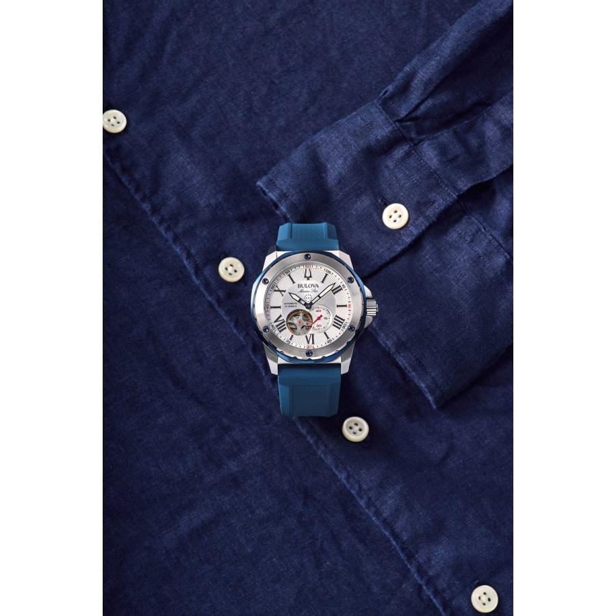（豪華おまけ有） ブローバ BULOVA 腕時計 メンズ 自動巻き マリンスター 98A225 | Marine Star | 17