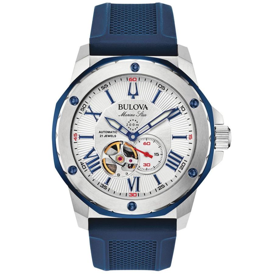 （豪華おまけ有） ブローバ BULOVA 腕時計 メンズ 自動巻き マリンスター 98A225 | Marine Star | 01