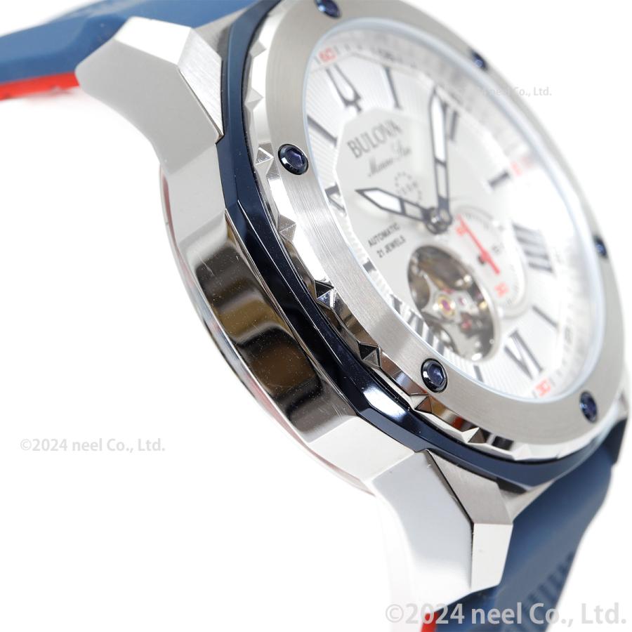 （豪華おまけ有） ブローバ BULOVA 腕時計 メンズ 自動巻き マリンスター 98A225 | Marine Star | 08