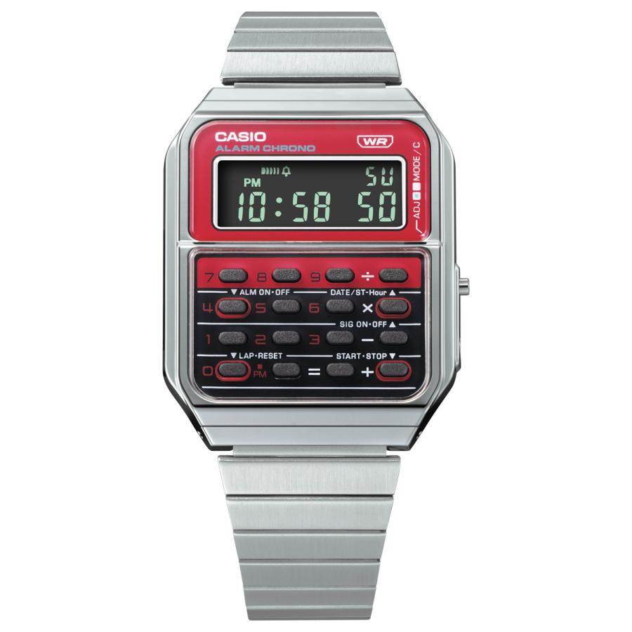 カシオ CASIO CLASSIC 限定 腕時計 CA-500WE-4BJF 複合電卓 CQ-1 でんクロ モチーフ｜neel-selectshop｜03