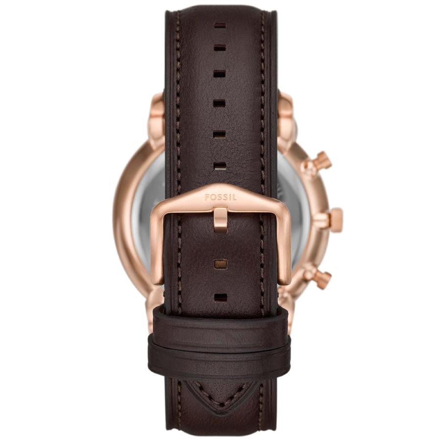 FOSSIL クロノグラフ レザーベルト 時計 自動巻き
