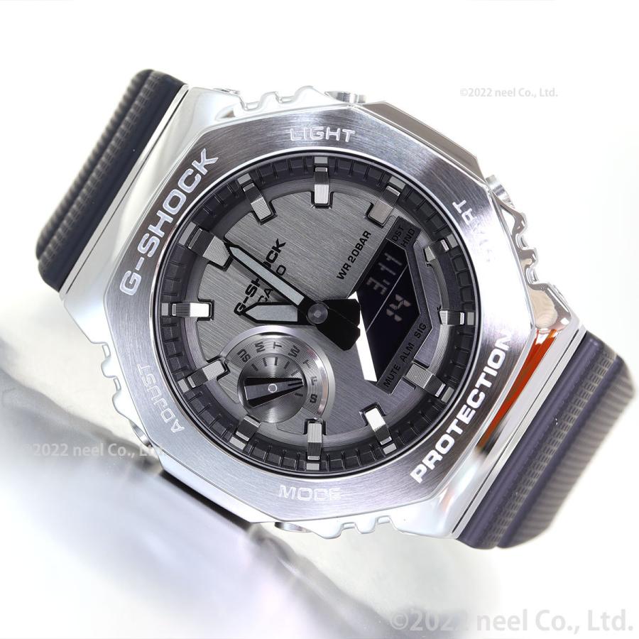 Gショック G-SHOCK メタル 腕時計 メンズ グレー ブラック GM-2100-1AJF ジーショック｜neel-selectshop｜11