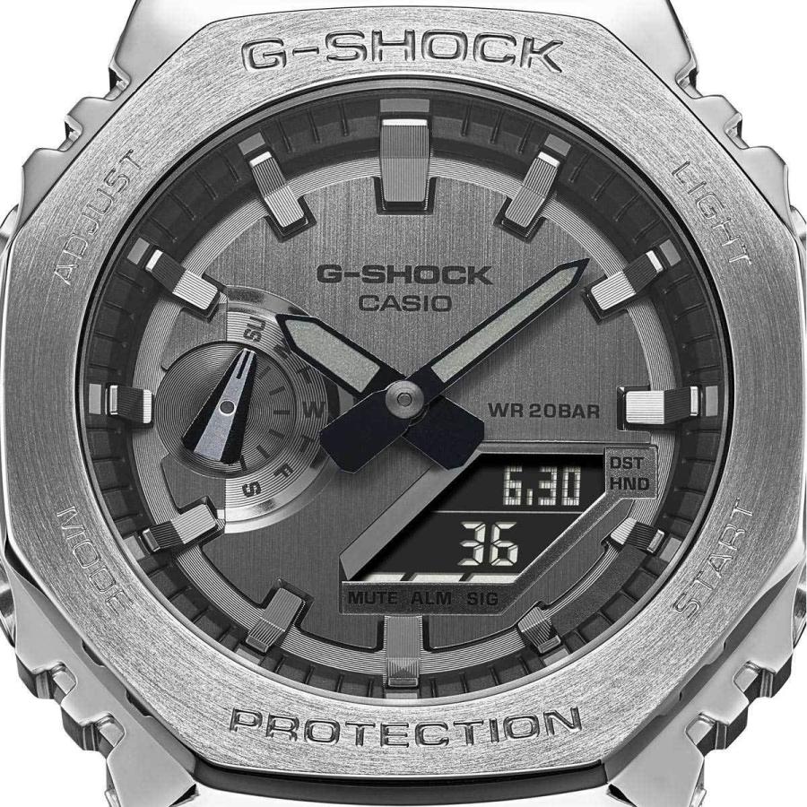 Gショック G-SHOCK メタル 腕時計 メンズ グレー ブラック GM-2100-1AJF ジーショック｜neel-selectshop｜15