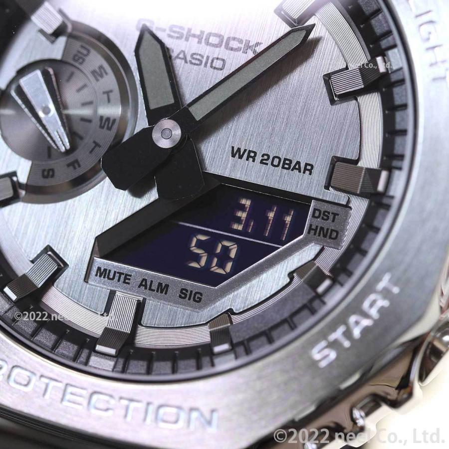Gショック G-SHOCK メタル 腕時計 メンズ グレー ブラック GM-2100-1AJF ジーショック｜neel-selectshop｜10
