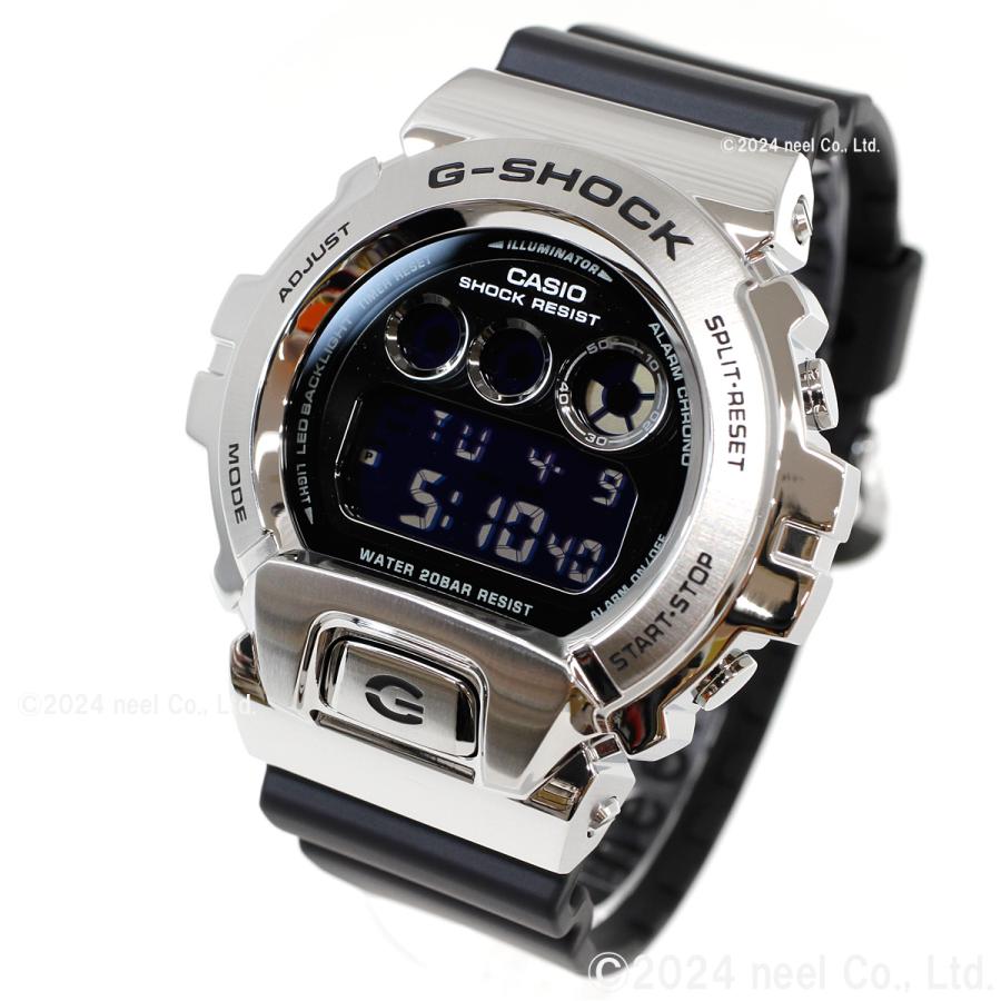 Gショック G-SHOCK デジタル 腕時計 メンズ GM-6900U-1JF ジーショック メタルカバー LEDバックライト｜neel-selectshop｜02