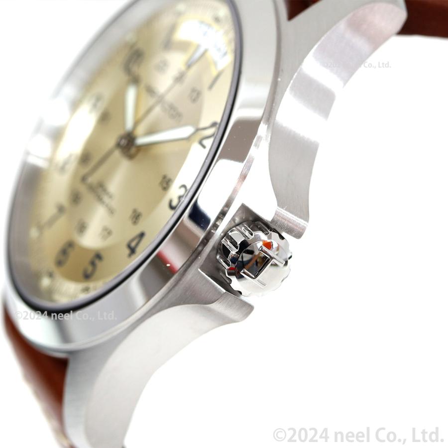 美品 稼働品 HAMILTON khaki 6313 メンズ腕時計 新品電池 ハミルトン カーキ フィールド 33mm クォーツ 電池式 腕時計