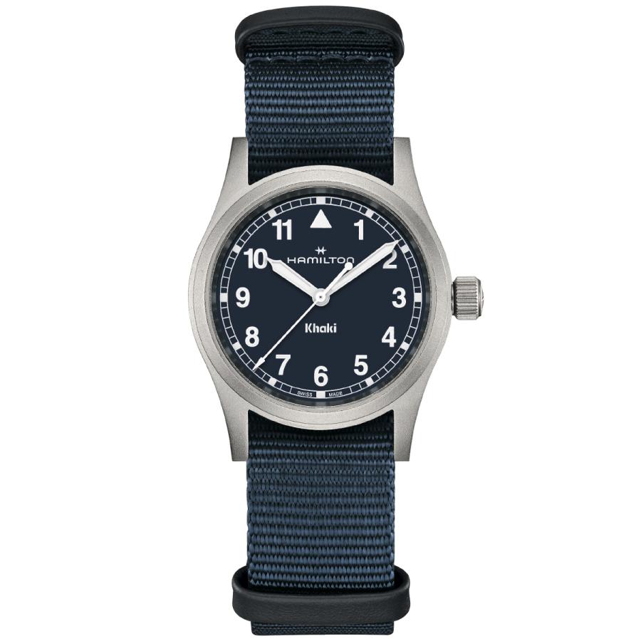 ハミルトン　カーキ フィールド 33mm ネイビー KHAKI FIELD ハミルトン HAMILTON カーキ フィールド クオーツ