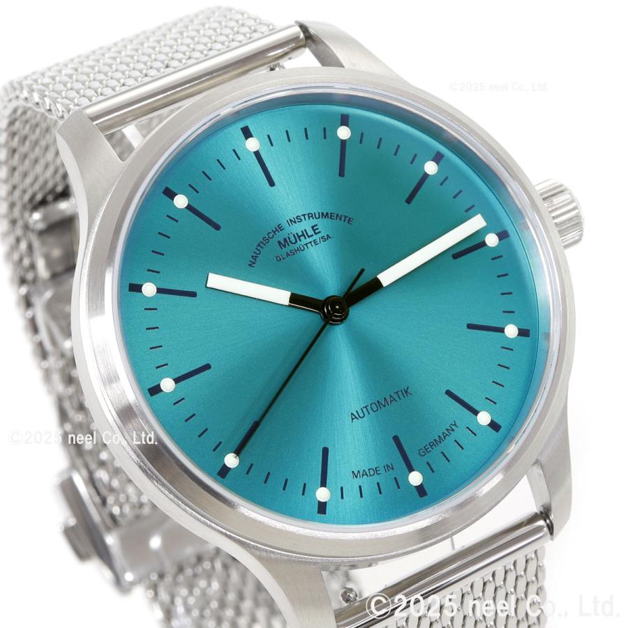 （ノベルティー付き）ミューレ グラスヒュッテ Muhle Glashutte パノヴァ ターコイズブルー 腕時計 M1-40-79-MBの画像