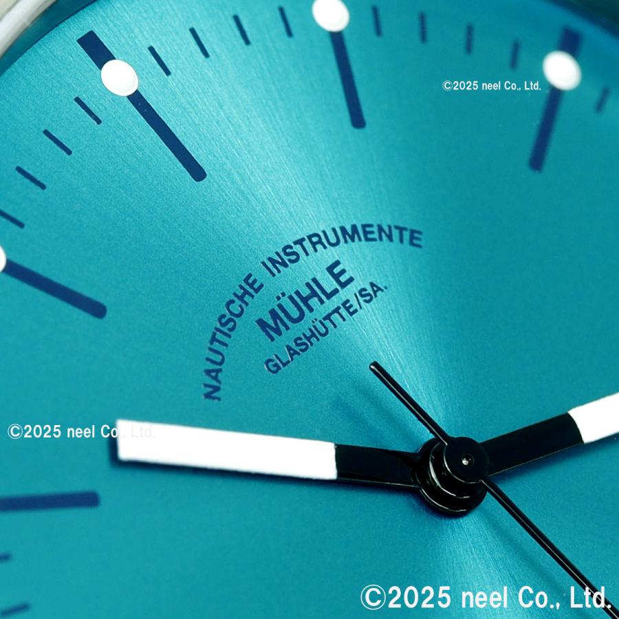 （ノベルティー付き）ミューレ グラスヒュッテ Muhle Glashutte パノヴァ ターコイズブルー 腕時計 M1-40-79-MBの画像