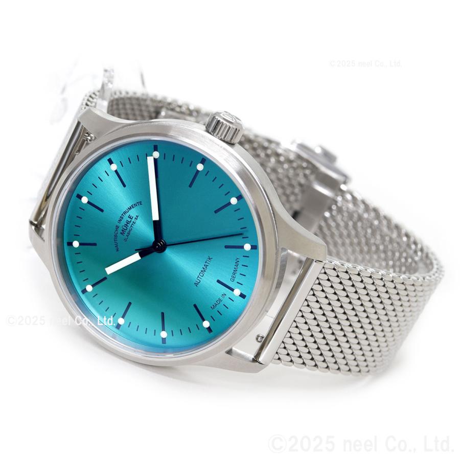 （ノベルティー付き）ミューレ グラスヒュッテ Muhle Glashutte パノヴァ ターコイズブルー 腕時計 M1-40-79-MBの画像