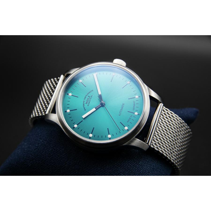 （ノベルティー付き）ミューレ グラスヒュッテ Muhle Glashutte パノヴァ ターコイズブルー 腕時計 M1-40-79-MBの画像