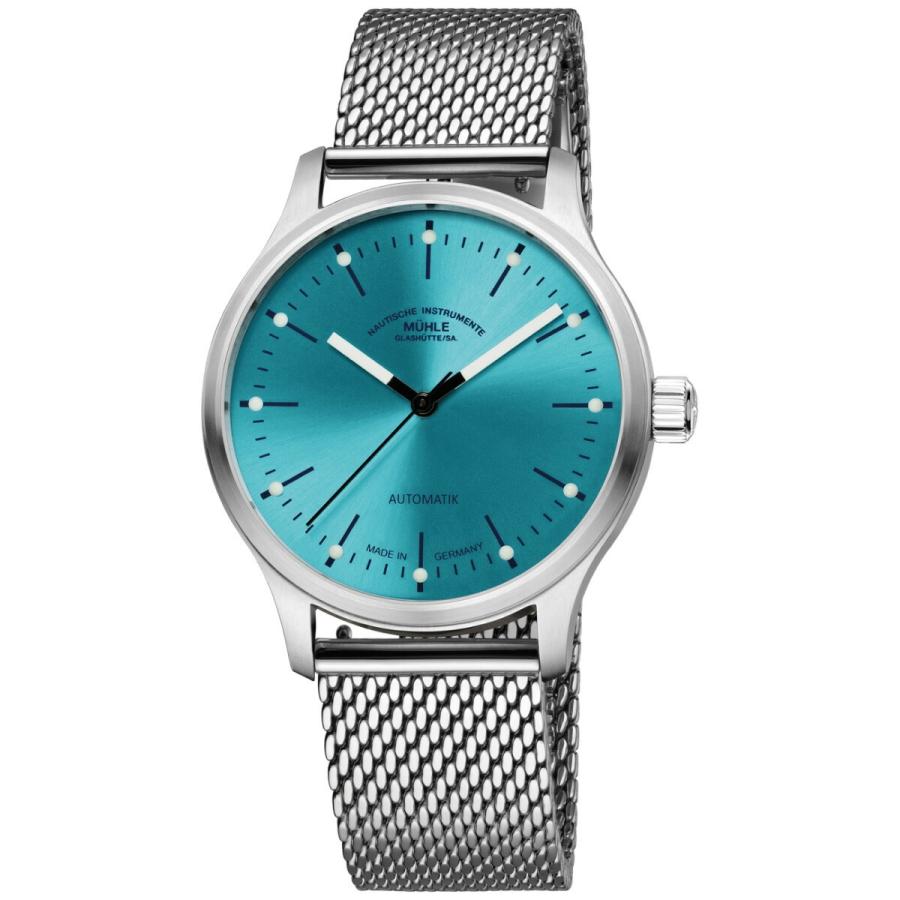 （ノベルティー付き）ミューレ グラスヒュッテ Muhle Glashutte パノヴァ ターコイズブルー 腕時計 M1-40-79-MBの画像