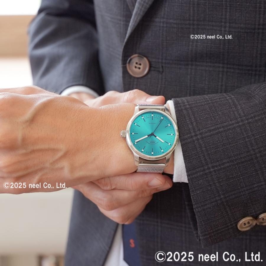 （ノベルティー付き）ミューレ グラスヒュッテ Muhle Glashutte パノヴァ ターコイズブルー 腕時計 M1-40-79-MBの画像