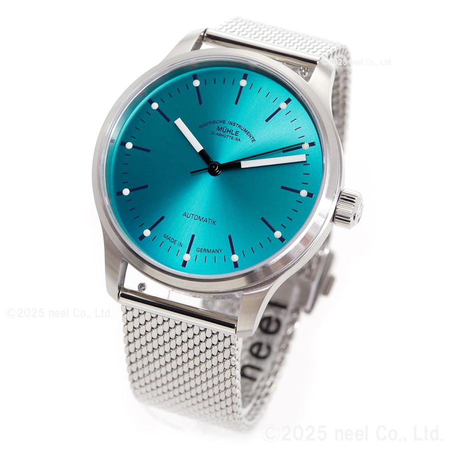 （ノベルティー付き）ミューレ グラスヒュッテ Muhle Glashutte パノヴァ ターコイズブルー 腕時計 M1-40-79-MBの画像