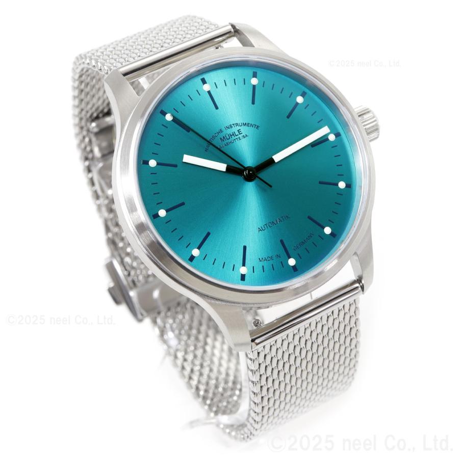 （ノベルティー付き）ミューレ グラスヒュッテ Muhle Glashutte パノヴァ ターコイズブルー 腕時計 M1-40-79-MBの画像