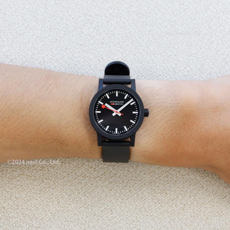 エッセンス 32mm ブラックダイヤル MS1.32120.RB essence（MONDAINE） モンディーン Mondaine エッセンス essence