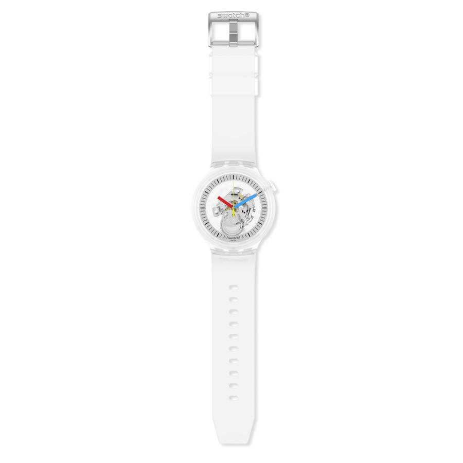 時計 SWATCH CLEARLY BOLD     BIG BOLD Swatch Clearly Bold Quartz Casual Transparent Watch : Amazon