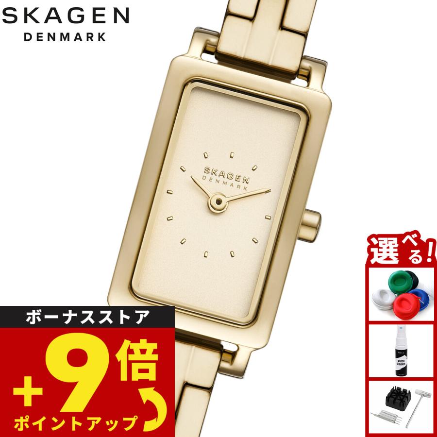 SKAGEN（スカーゲン） 腕時計 レディース HAGEN MICRO 二針 ゴールド 