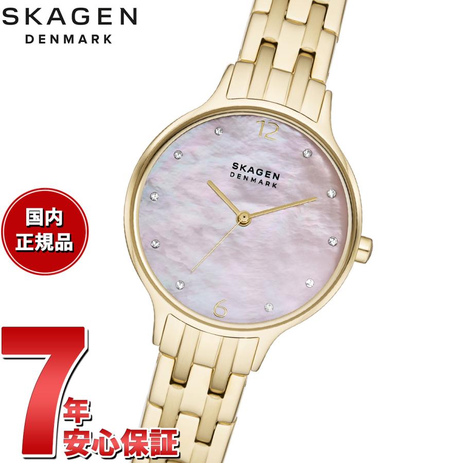 SKAGEN（スカーゲン） 腕時計 レディース ANITA LILLE 三針 ゴールド 