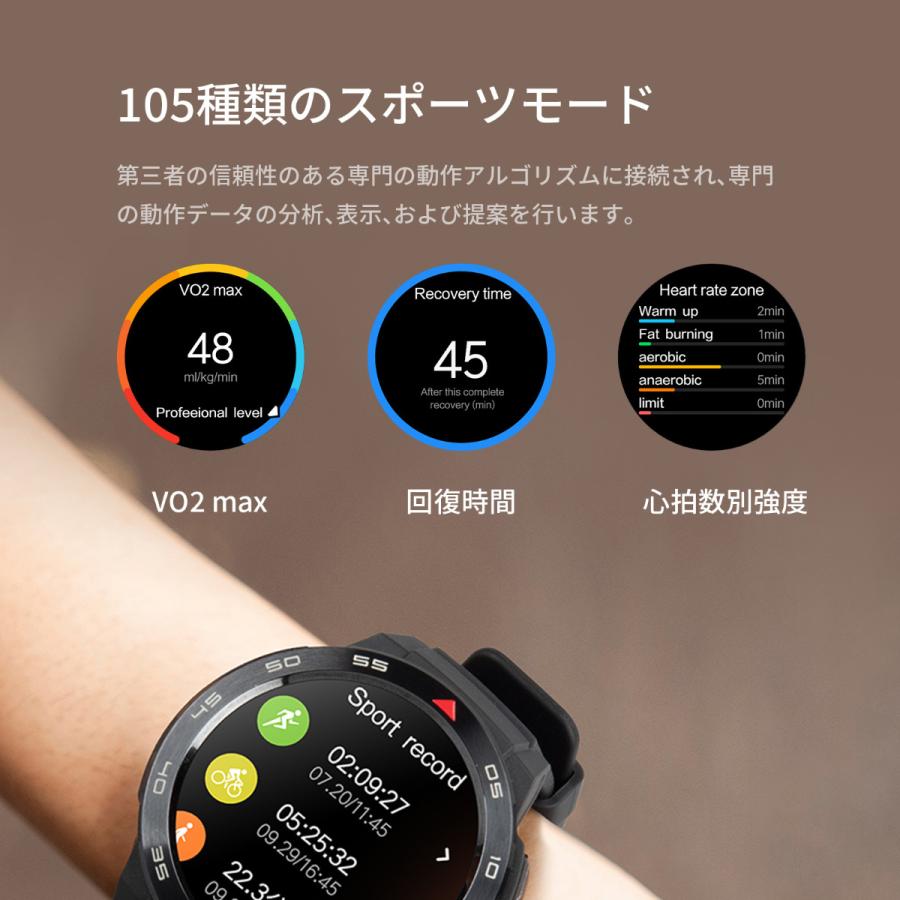 （期間限定価格）ミブロ Mibro スマートウォッチ Mibro Watch GS Pro SP380009-C01 腕時計 メンズ レディースの画像
