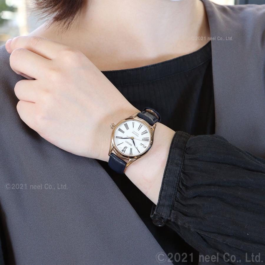 セイコー プレザージュ 自動巻き 琺瑯ダイヤル コアショップ専用 流通限定モデル 腕時計 レディース SRRX002｜neel-selectshop｜03
