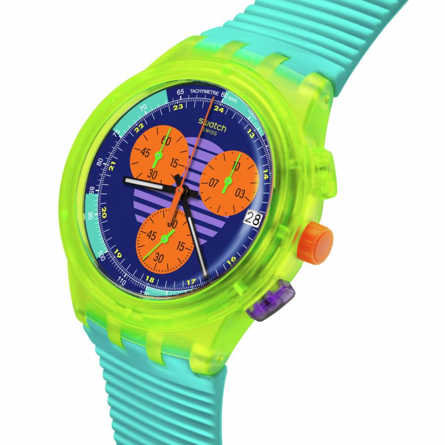 swatch スウォッチ オリジナルズ ORIGINALS SWATCH NEON WAVE 腕時計 SUSJ404｜neel-selectshop｜02