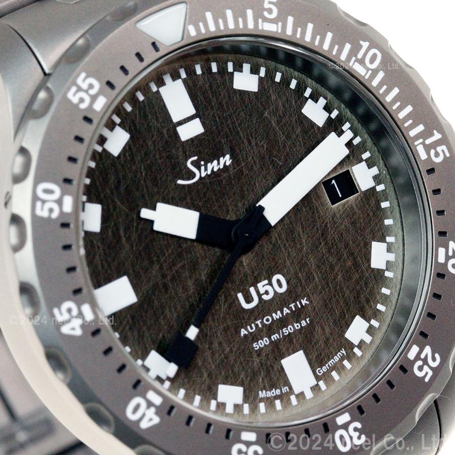 Sinn ジン U50.DS 自動巻 限定モデル 腕時計 メンズ ダイバーズウォッチ ステンレスバンド ドイツ製｜neel-selectshop｜10