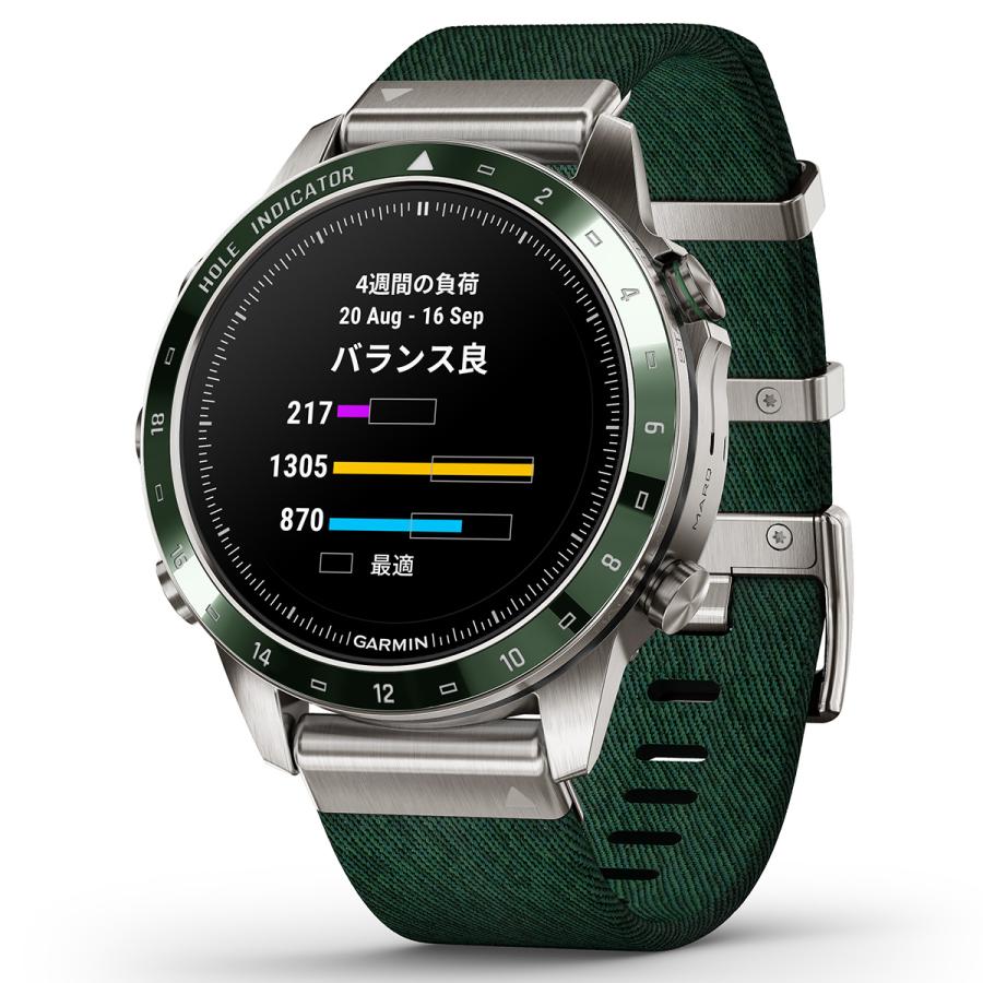 【オリジナル保護フィルム付き】ガーミン GARMIN MARQ Golfer Gen 2 マーク ゴルファー 010-02648-C2 GPS スマートウォッチ 腕時計 メンズ｜neel-watch｜11