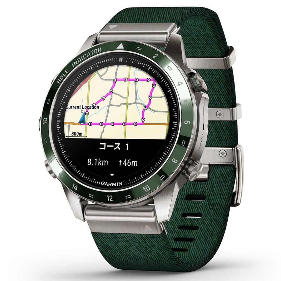 【オリジナル保護フィルム付き】ガーミン GARMIN MARQ Golfer Gen 2 マーク ゴルファー 010-02648-C2 GPS スマートウォッチ 腕時計 メンズ｜neel-watch｜13