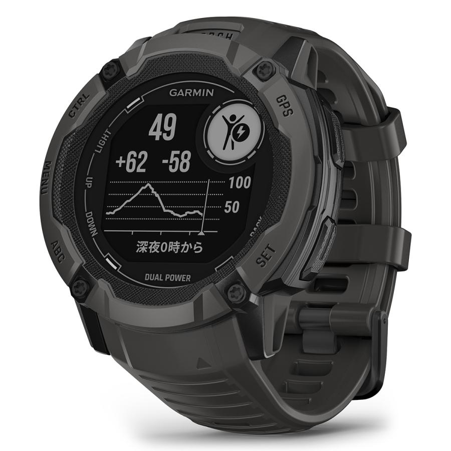 【オリジナル保護フィルム付き】ガーミン GARMIN Instinct 2X インスティンクト2X デュアルパワー 010-02805-22 GPS スマートウォッチ 腕時計｜neel-watch｜11