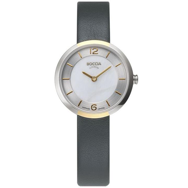 ボッチア チタニウム BOCCIA TITANIUM 腕時計 レディース 3266-04｜neel-watch｜02