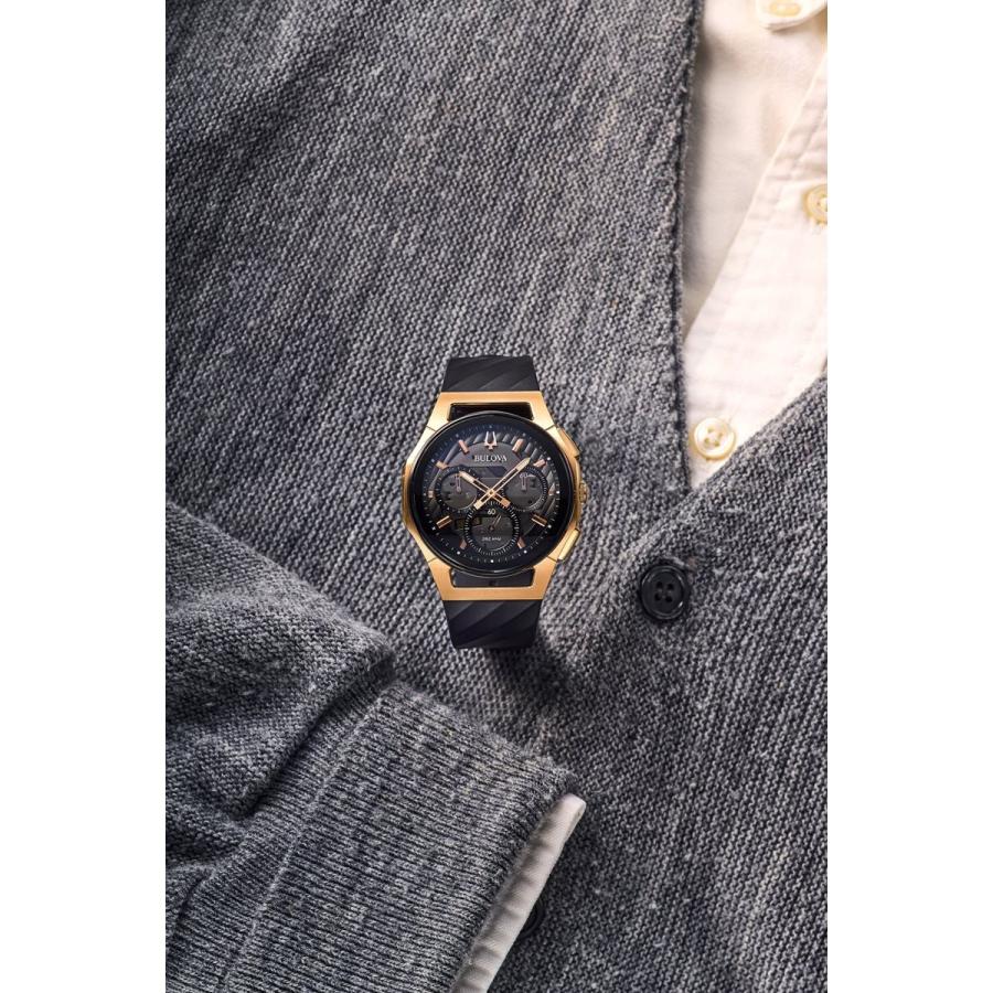 BULOVA（ブローバ） （豪華おまけ有） 腕時計 メンズ カーブ クロノ
