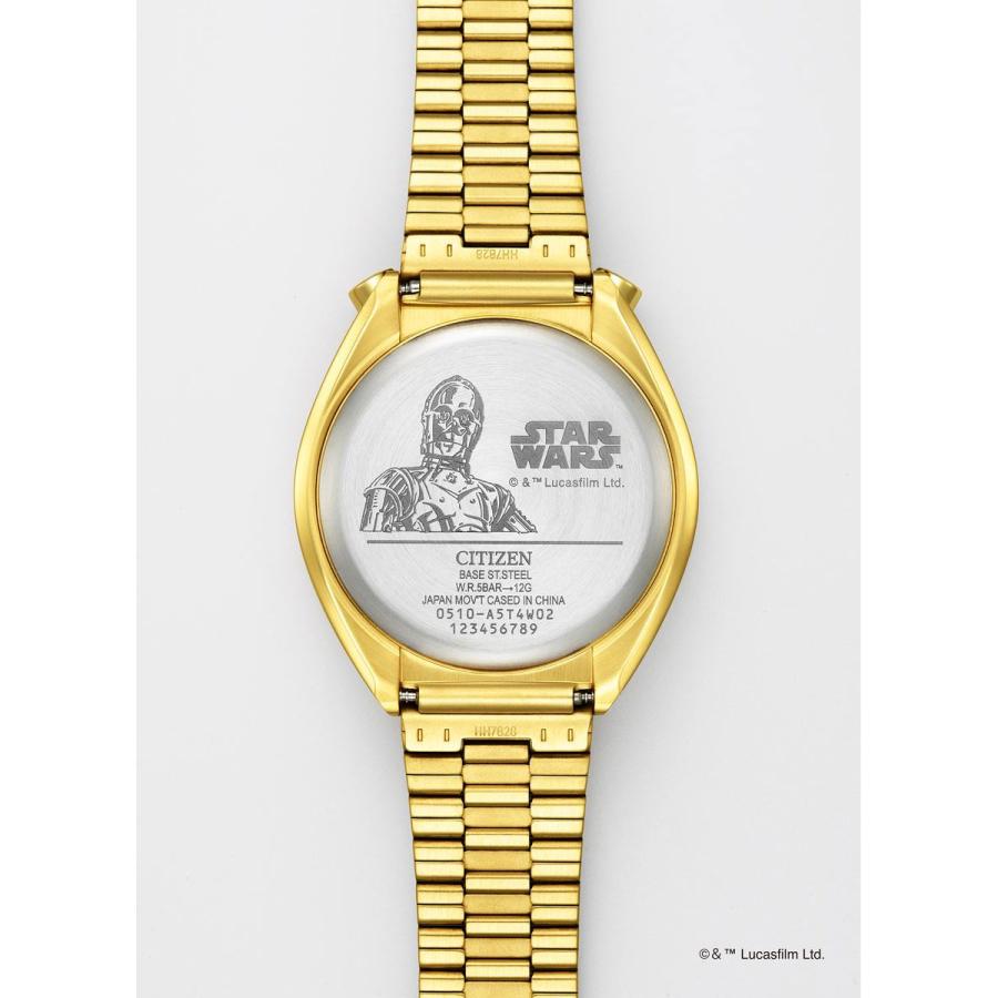 シチズン レコードレーベル ツノクロノ スター・ウォーズ 限定 C-3PO STAR WARS 腕時計 AN3662-51W CITIZEN｜neel-watch｜13