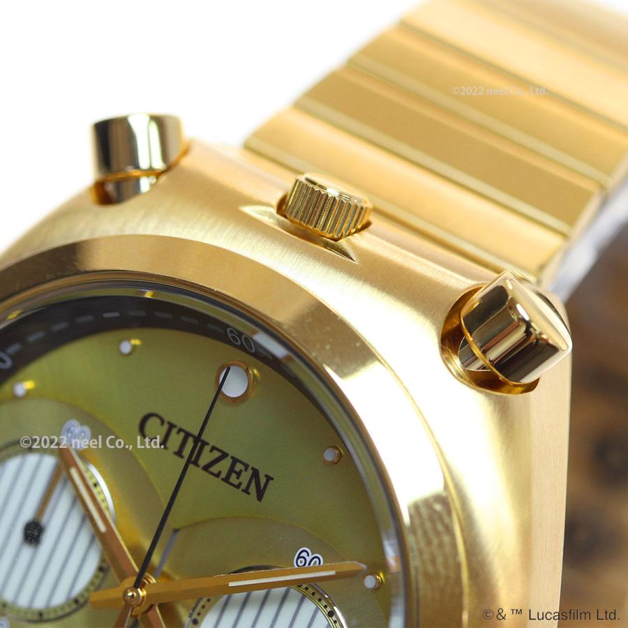 シチズン レコードレーベル ツノクロノ スター・ウォーズ 限定 C-3PO STAR WARS 腕時計 AN3662-51W CITIZEN｜neel-watch｜07