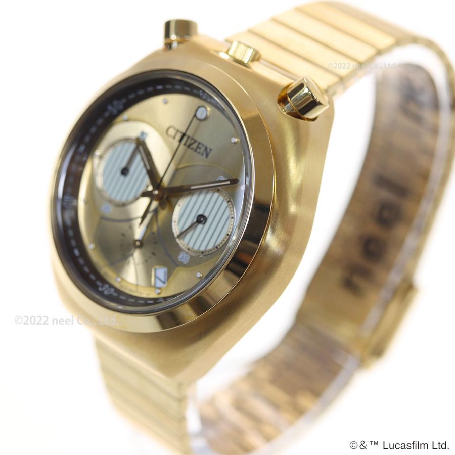 シチズン レコードレーベル ツノクロノ スター・ウォーズ 限定 C-3PO STAR WARS 腕時計 AN3662-51W CITIZEN｜neel-watch｜08