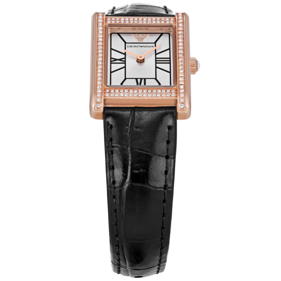 エンポリオアルマーニ EMPORIO ARMANI 腕時計 レディース 2針ウォッチ ブラックレザー AR11624の画像