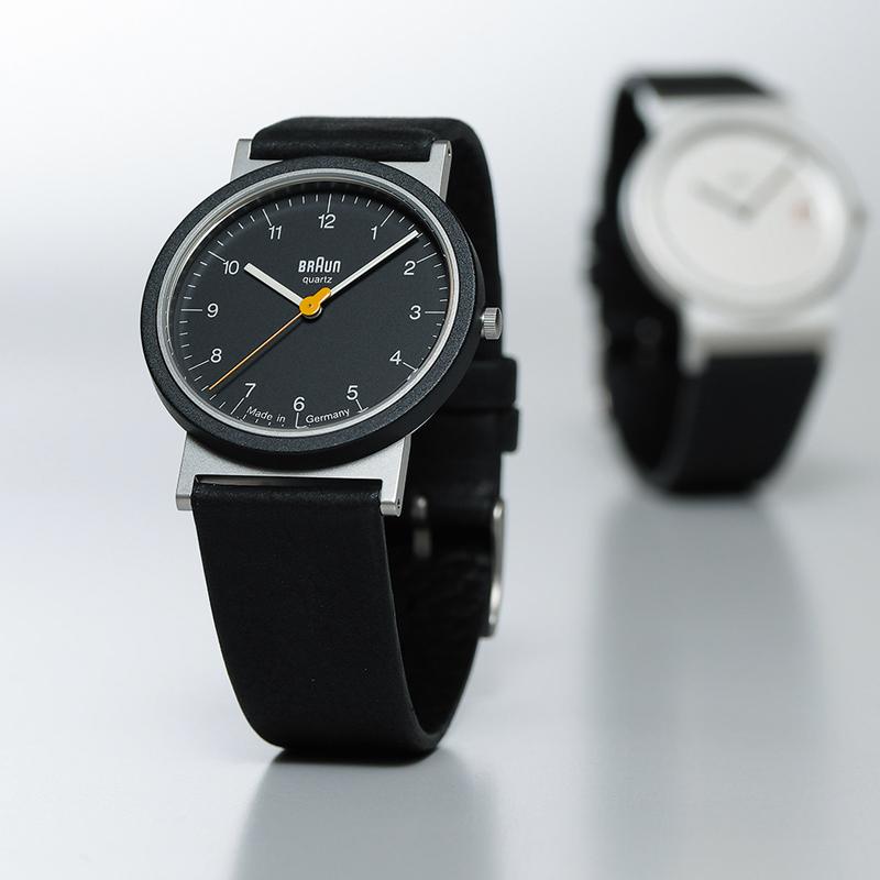BRAUN（ブラウン） アナログ 腕時計 AW10 復刻 ドイツ製 ブラック 