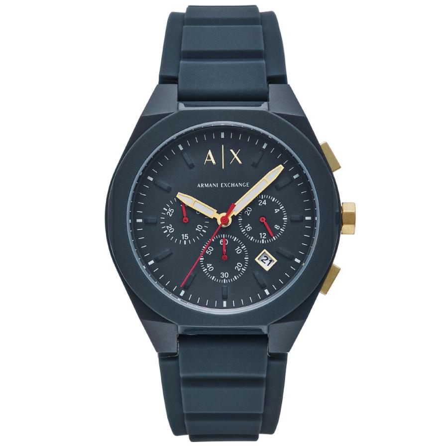 ARMANI EXCHANGE A|X アルマーニ エクスチェンジ 腕時計 メンズ クロノグラフ ブルー ナイロンウォッチ AX4168 ...