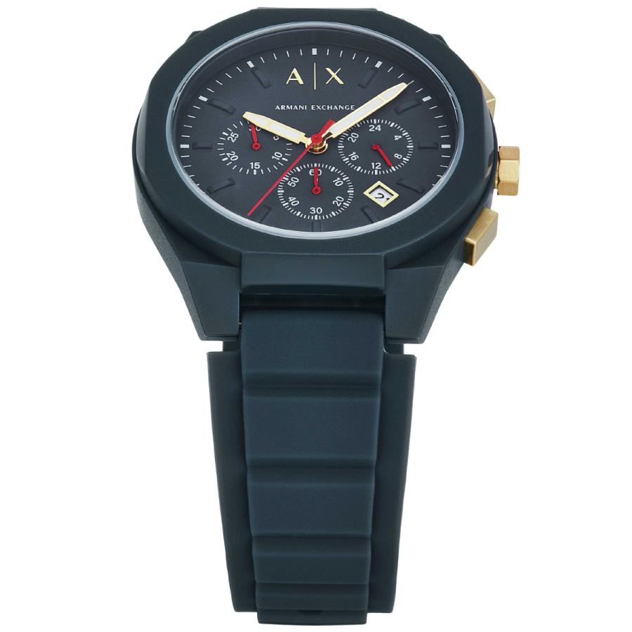 ARMANI EXCHANGE A|X アルマーニ エクスチェンジ 腕時計 メンズ クロノグラフ ブルー ナイロンウォッチ AX4168 ...
